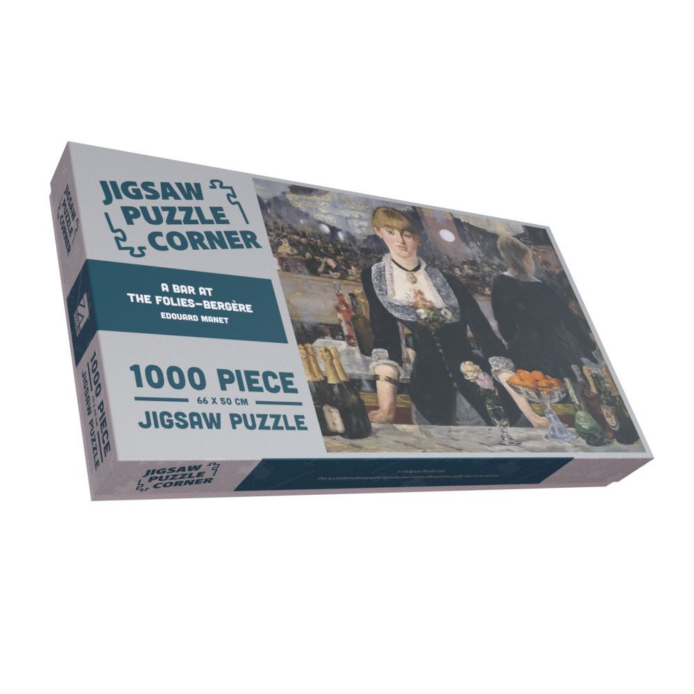 A Bar at the Folies-Bergère Famous Fine Art Jigsaw Puzzle by Édouard Manet