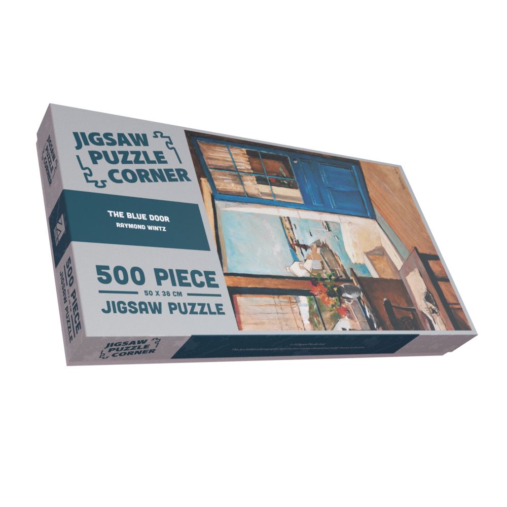 The Blue Door Coastal Cottage & Marine Jigsaw Puzzle by Raymond Wintz