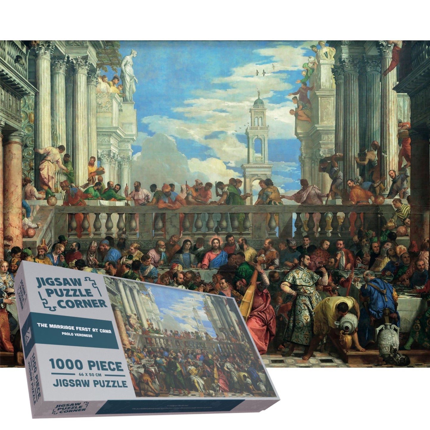 The Marriage Feast at Cana Renaissance Fine Art Jigsaw Puzzle by Paolo Veronese
