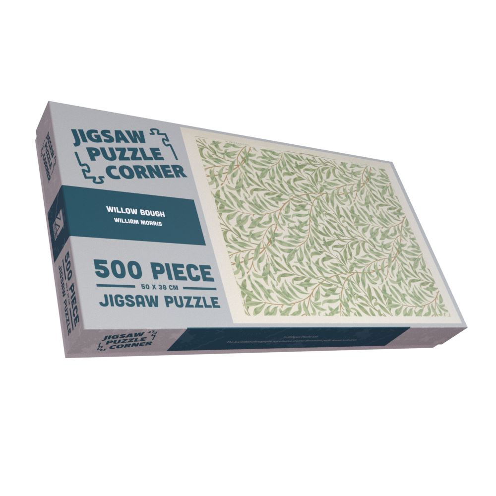 Willow Bough Vintage Floral Pattern Jigsaw Puzzle by William Morris