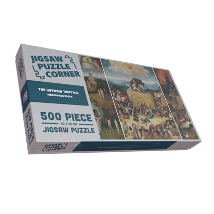 The Haywain Triptych by Hieronymus Bosch 1000 or 500 Piece Jigsaw Puzzle