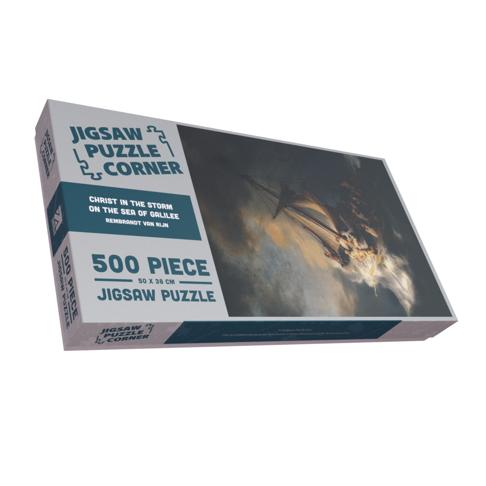 Christ in the Storm on the Sea of Galilee by Rembrandt 1000 or 500 Piece Jigsaw Puzzle