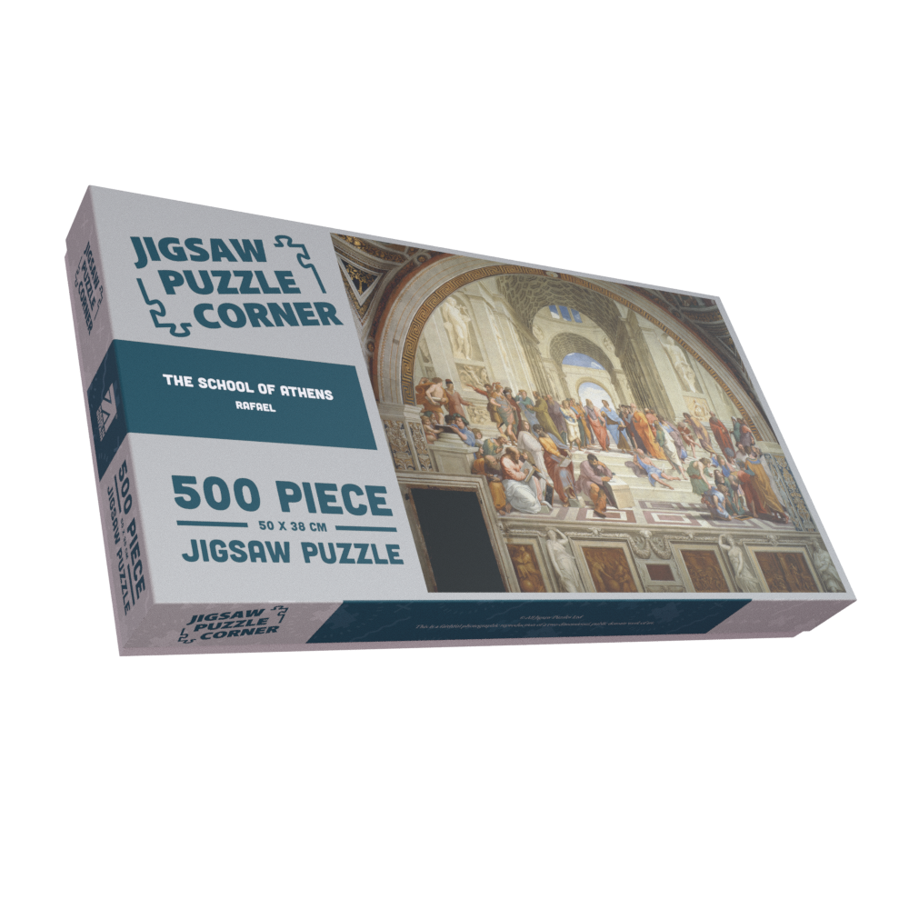The School of Athens by Rafael 1000 or 500 Piece Jigsaw Puzzle