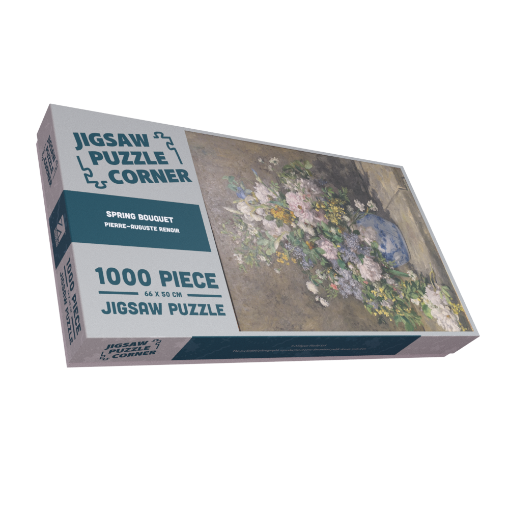 Spring Bouquet by Pierre-Auguste Renoir 1000 or 500 Piece Jigsaw Puzzle