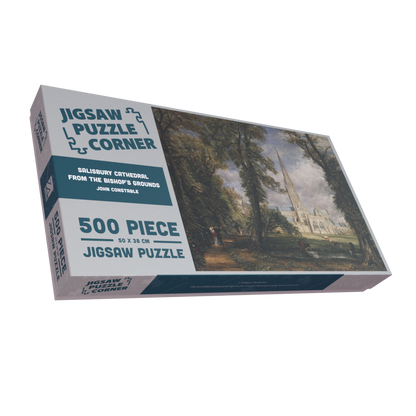 Salisbury Cathedral from the Bishop's Grounds – John Constable 1000 or 500 Piece Jigsaw Puzzle
