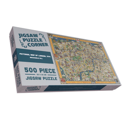 Pictorial Map of London, 1914 – MacDonald Gill 1000 or 500 Piece Jigsaw Puzzle