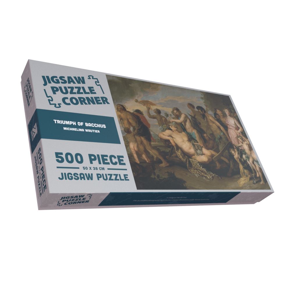 Michaelina Wautier -  Triumph of Bacchus 1000 or 500 Piece Jigsaw Puzzle