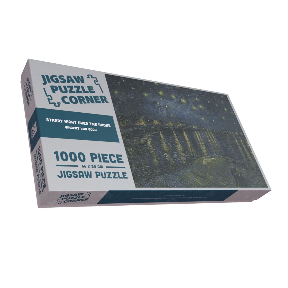 Starry Night Over The Rhone - Vincent van Gogh 1000 or 500 Piece Jigsaw Puzzle