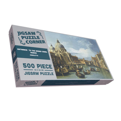 Entrance  to the Grand Canal, Venice - Canaletto 1000 or 500 Piece Jigsaw Puzzle