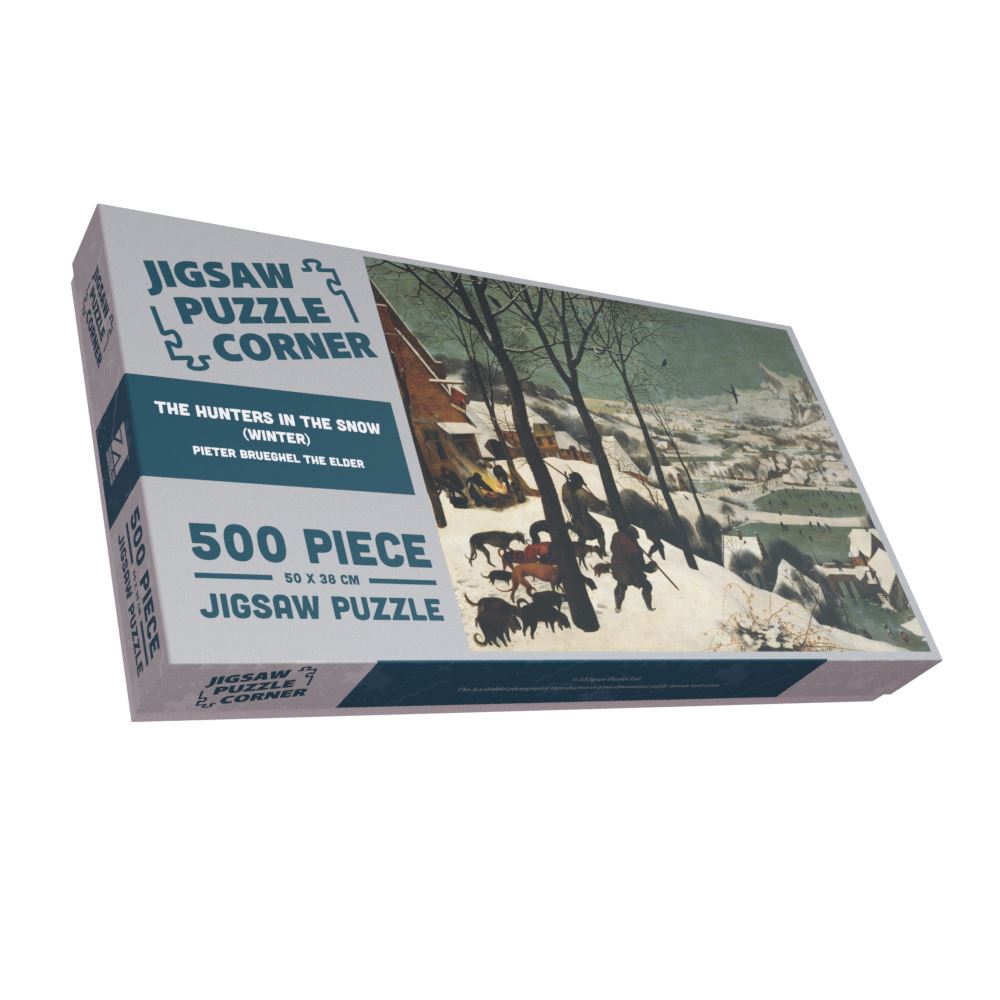The Hunters in the Snow (Winter) - Pieter Brueghel the Elder 1000 or 500 Piece Jigsaw Puzzle