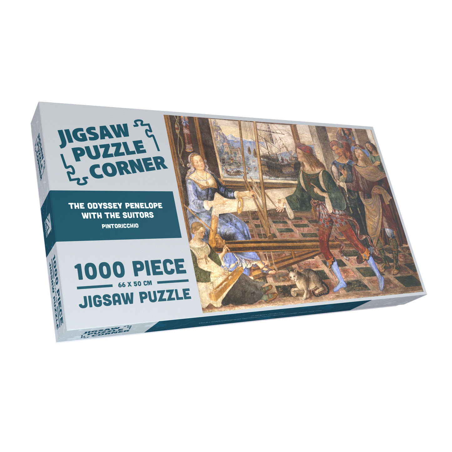 The Odyssey: Penelope with the Suitors by Pintoricchio Jigsaw Puzzle