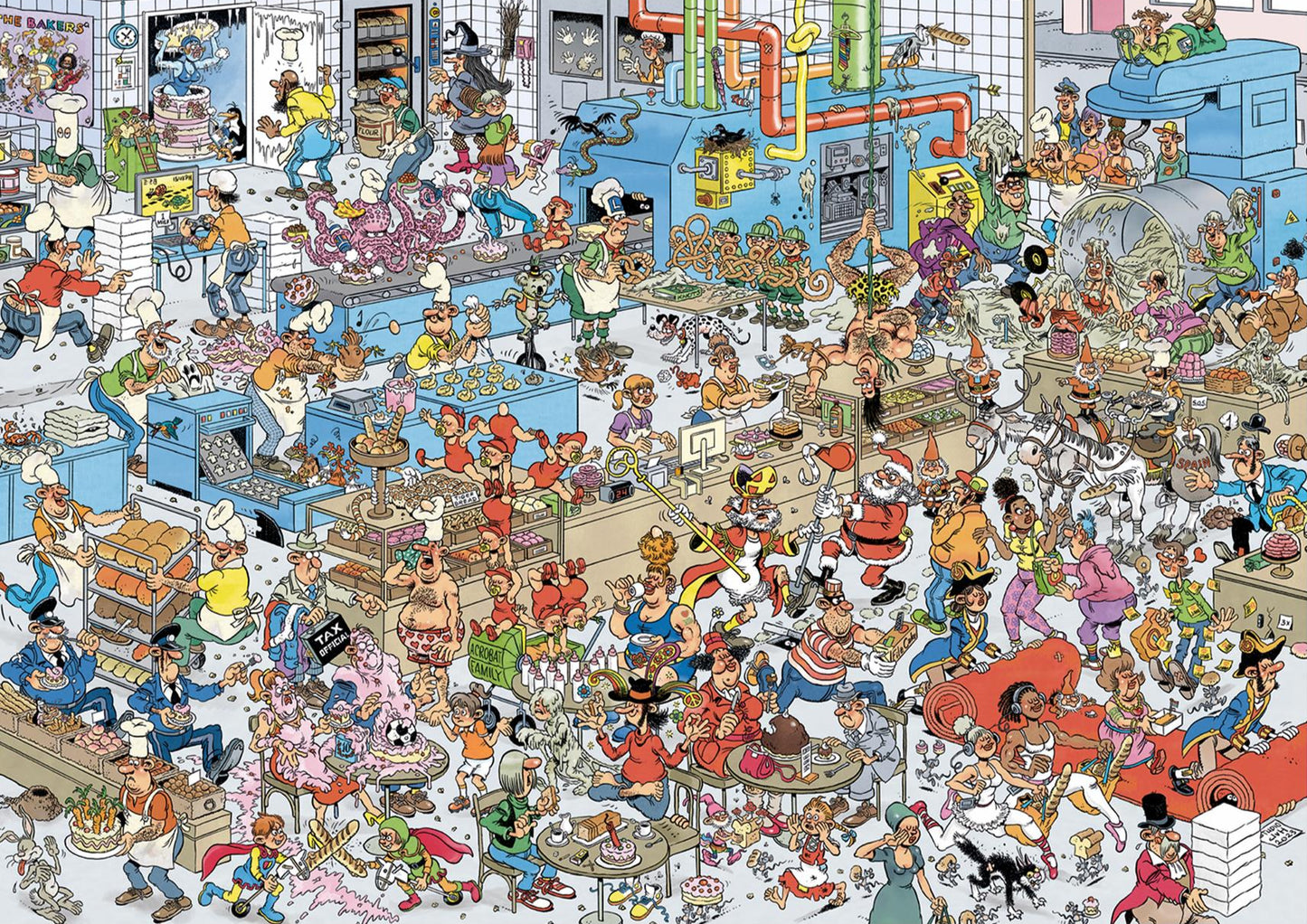 Jan Van Haasteren's The Bakery 1000 Piece Jigsaw Puzzle