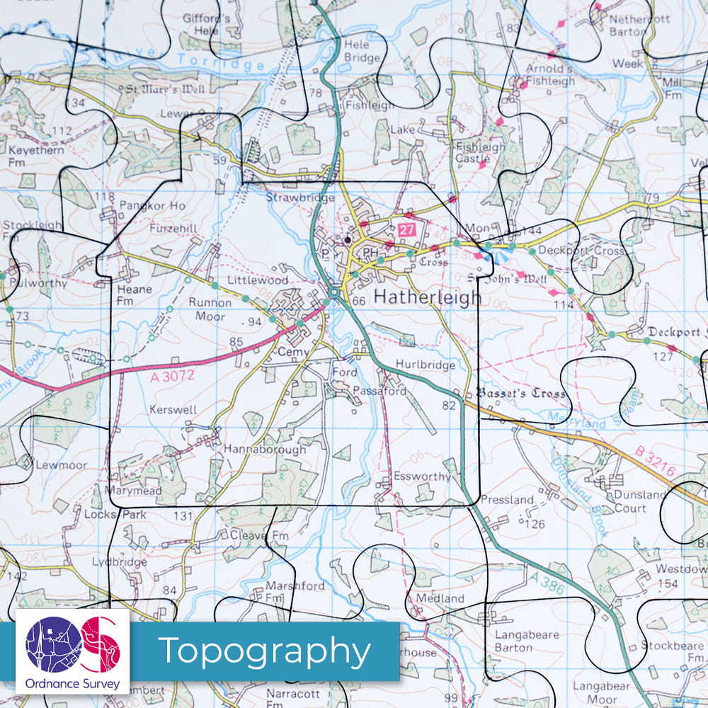 Hometown Personalised UK Map Jigsaw Puzzle
