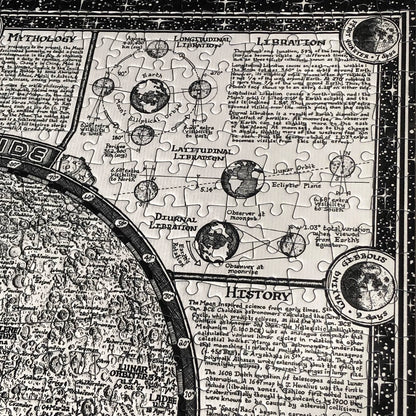 Moon Map 1000 Piece Jigsaw Puzzle