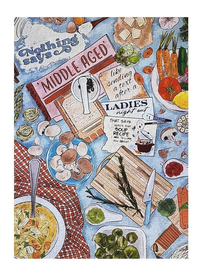 Nothing Says Middle Aged - 1000 Piece Soft Touch Jigsaw Puzzle