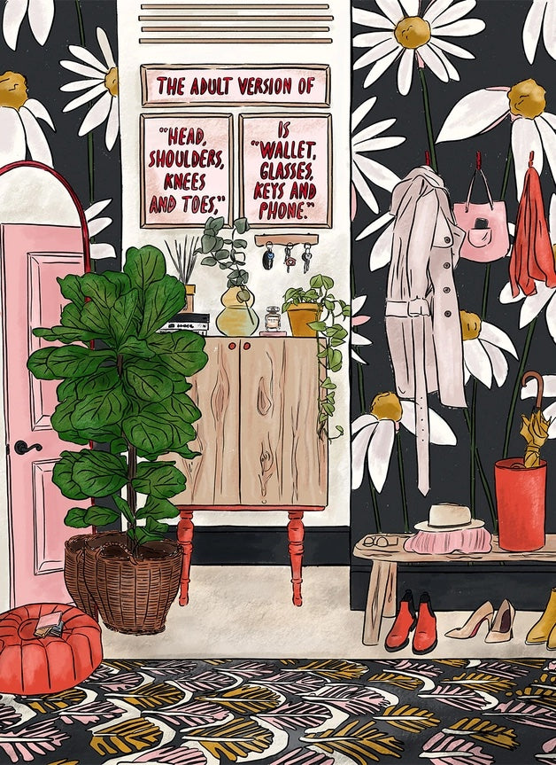 Wallet Glasses Keys -1000 Piece Soft Touch Jigsaw Puzzle