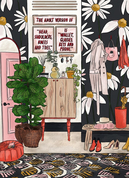 Wallet Glasses Keys -1000 Piece Soft Touch Jigsaw Puzzle