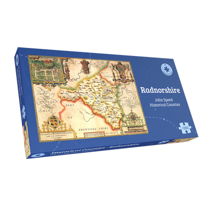 Radnorshire Historical Map 1000 Piece Jigsaw Puzzle (1610)