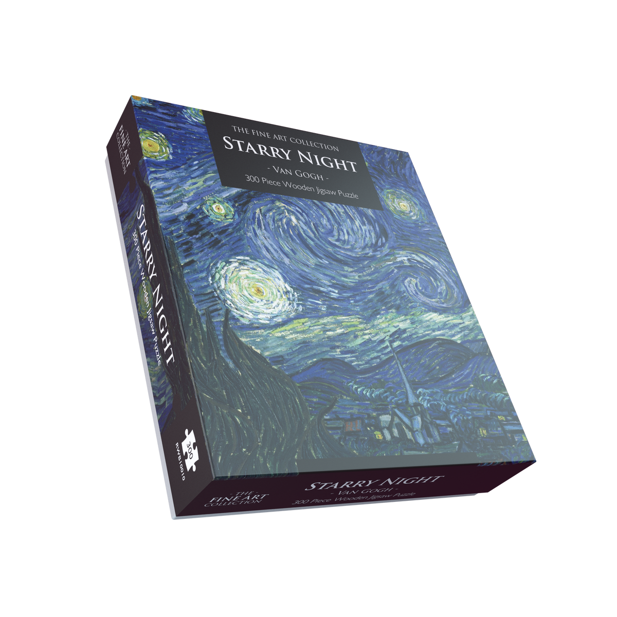 Starry Night by Vincent van Gogh 300 Piece Wooden Jigsaw Puzzle