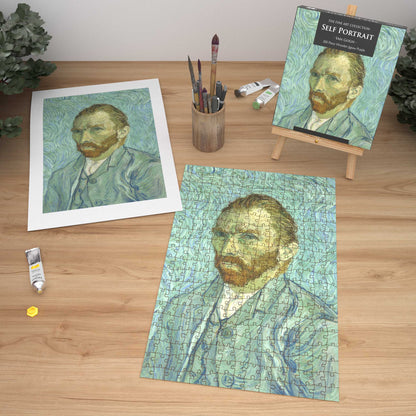 Self Portrait by Vincent van Gogh 300 Piece Wooden Jigsaw Puzzle
