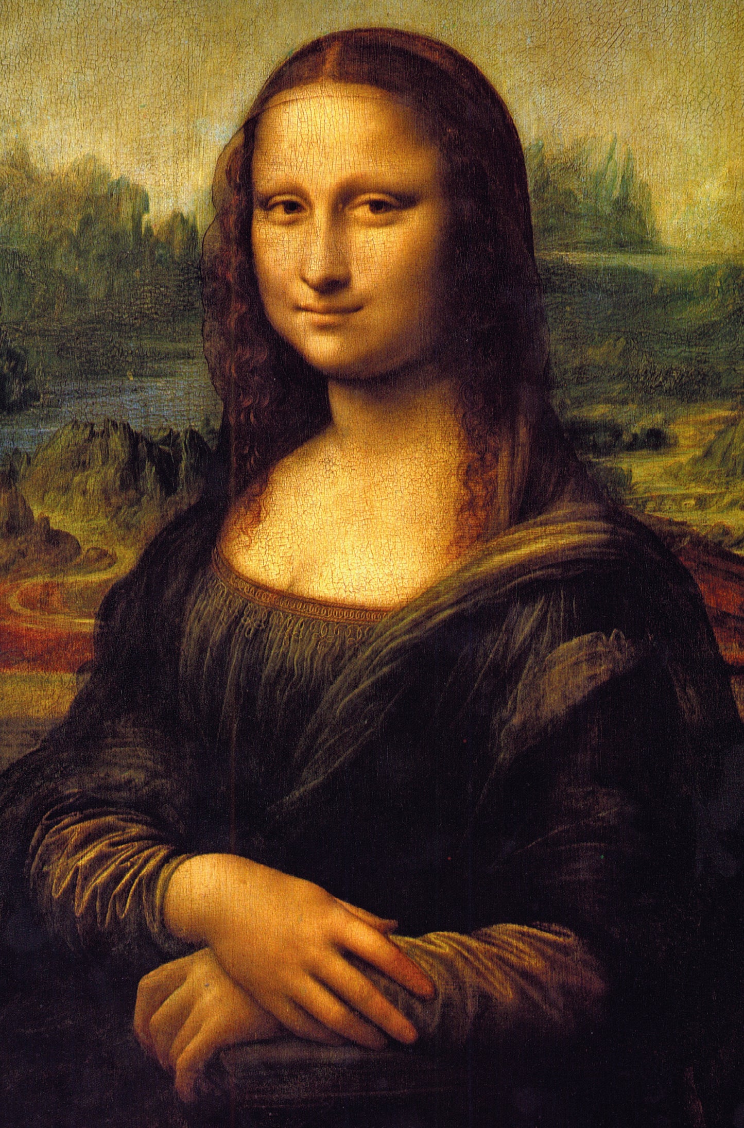 Mona Lisa by Leonardo da Vinci 300 Piece Wooden Jigsaw Puzzle