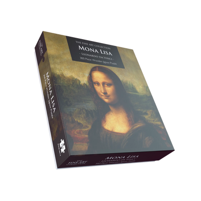 Mona Lisa by Leonardo da Vinci 300 Piece Wooden Jigsaw Puzzle