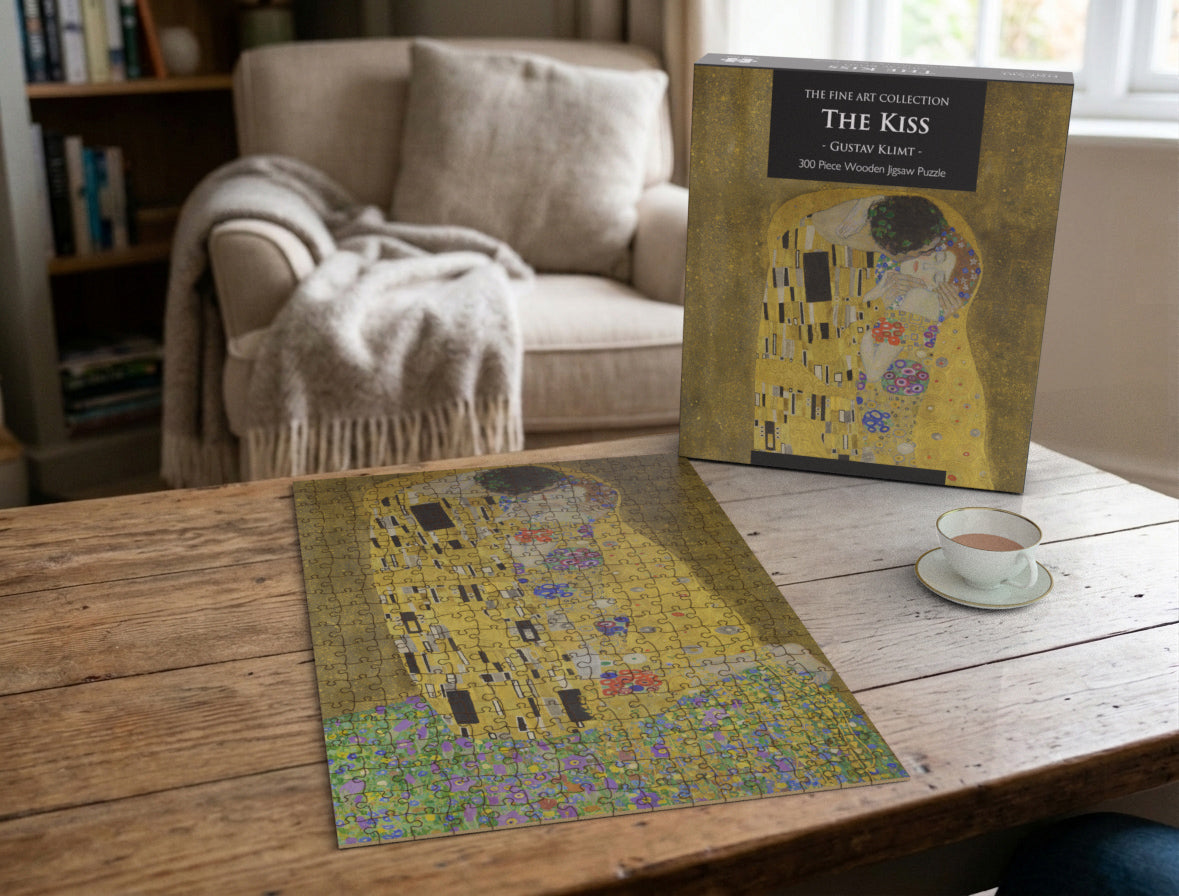 The Kiss by Gustav Klimt 300 Piece Jigsaw Puzzle