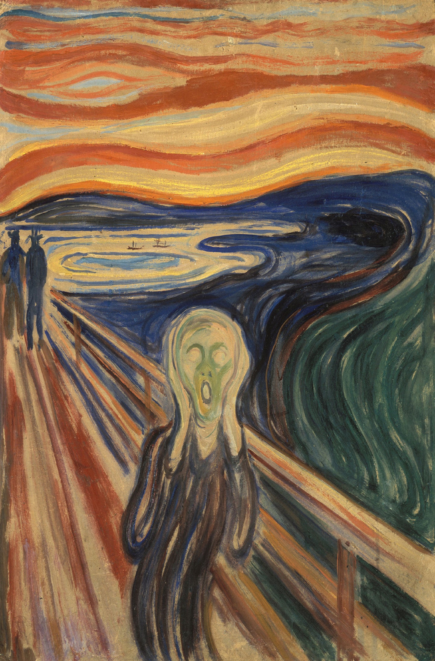 The Scream by Edvard Munch 300 Piece Wooden Jigsaw Puzzle