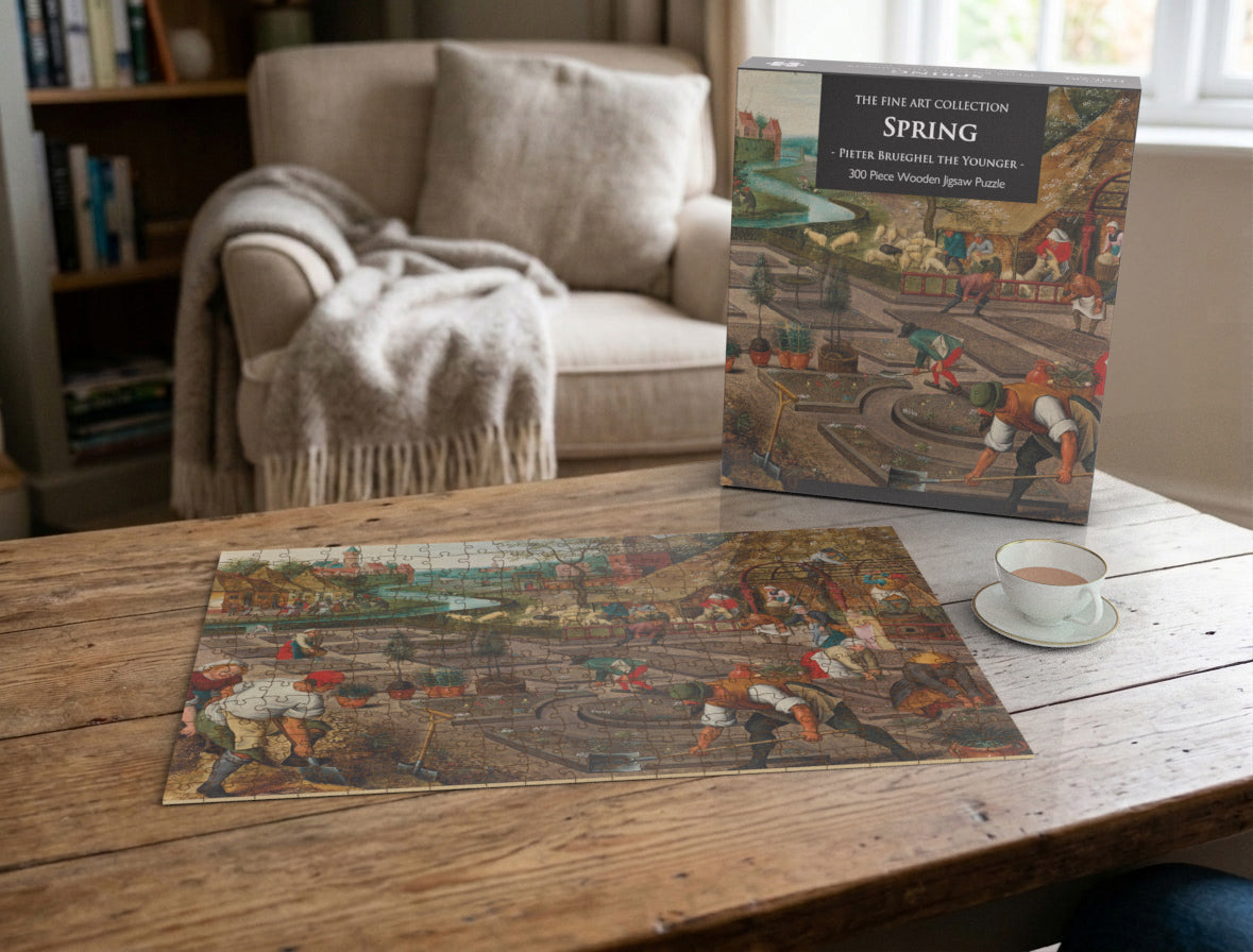 Spring 300 Piece Wooden Jigsaw Puzzle