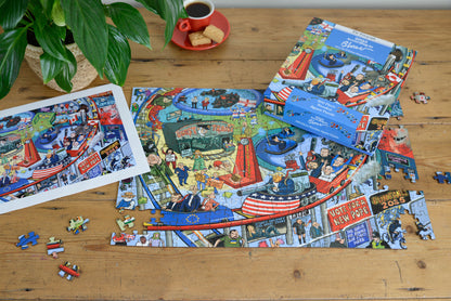 2025 According to Blower 1000 or 300 Piece Jigsaw Puzzle