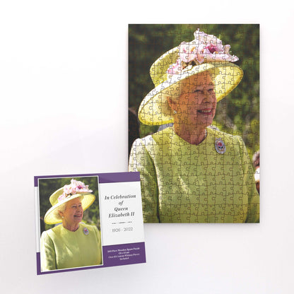 In Celebration of Queen Elizabeth II 300 Piece Wooden Jigsaw Puzzle