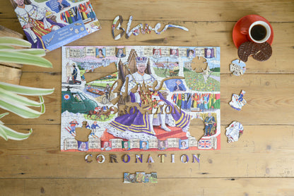 King Charles III Coronation According to Blower 1000 or 300 Piece Jigsaw Puzzle