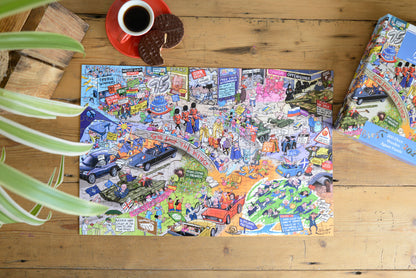 2023 According to Blower 1000 or 300 Piece Jigsaw Puzzle