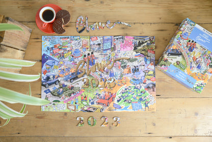 2023 According to Blower 1000 or 300 Piece Jigsaw Puzzle