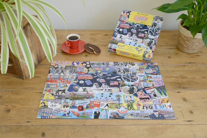 The Telegraph 1960s According to Blower 1000 or 300 Piece Jigsaw Puzzle