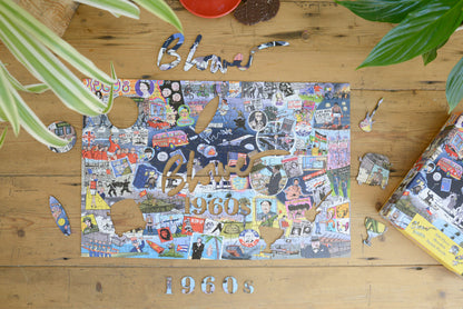 The Telegraph 1960s According to Blower 1000 or 300 Piece Jigsaw Puzzle