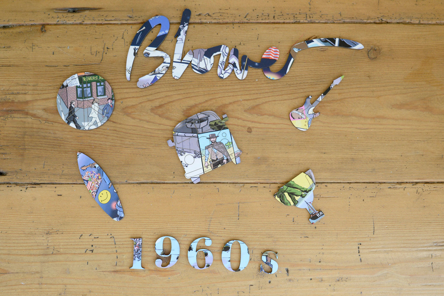 The Telegraph 1960s According to Blower 1000 or 300 Piece Jigsaw Puzzle