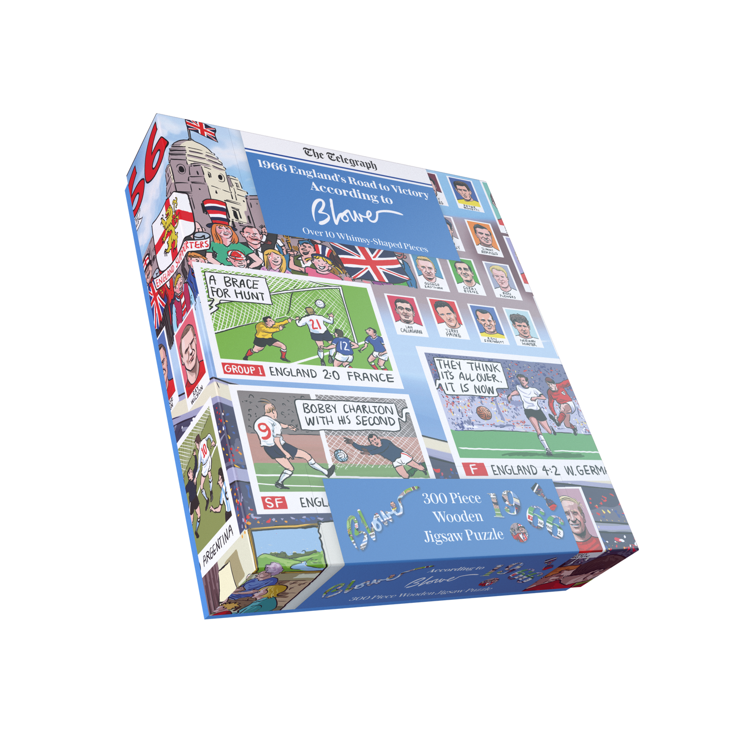 PRE-ORDER Daily Telegraph 1966 England's Road to Victory - According to Blower 1000 Piece Jigsaw Puzzle