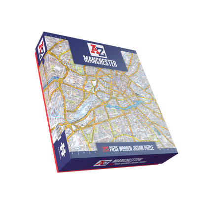 A-Z Map of Manchester 1000 or 300 Piece Jigsaw