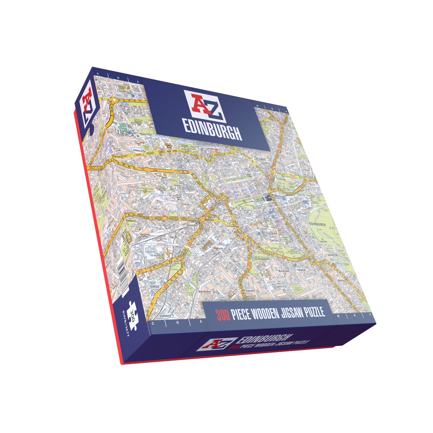 A-Z Map of Edinburgh 1000 or 300 Piece Jigsaw