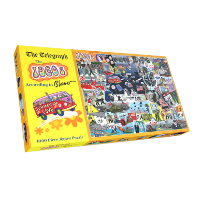 The Telegraph 1960s According to Blower 1000 or 300 Piece Jigsaw Puzzle