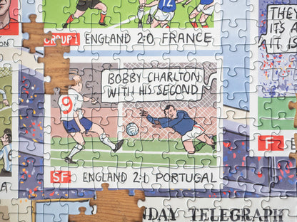 PRE-ORDER Daily Telegraph 1966 England's Road to Victory - According to Blower 1000 Piece Jigsaw Puzzle