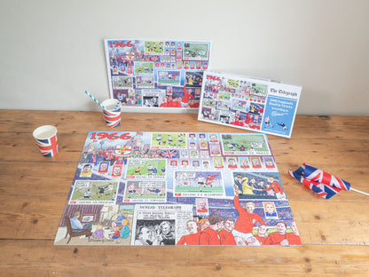 PRE-ORDER Daily Telegraph 1966 England's Road to Victory - According to Blower 1000 Piece Jigsaw Puzzle