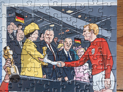 PRE-ORDER Daily Telegraph 1966 England's Road to Victory - According to Blower 1000 Piece Jigsaw Puzzle
