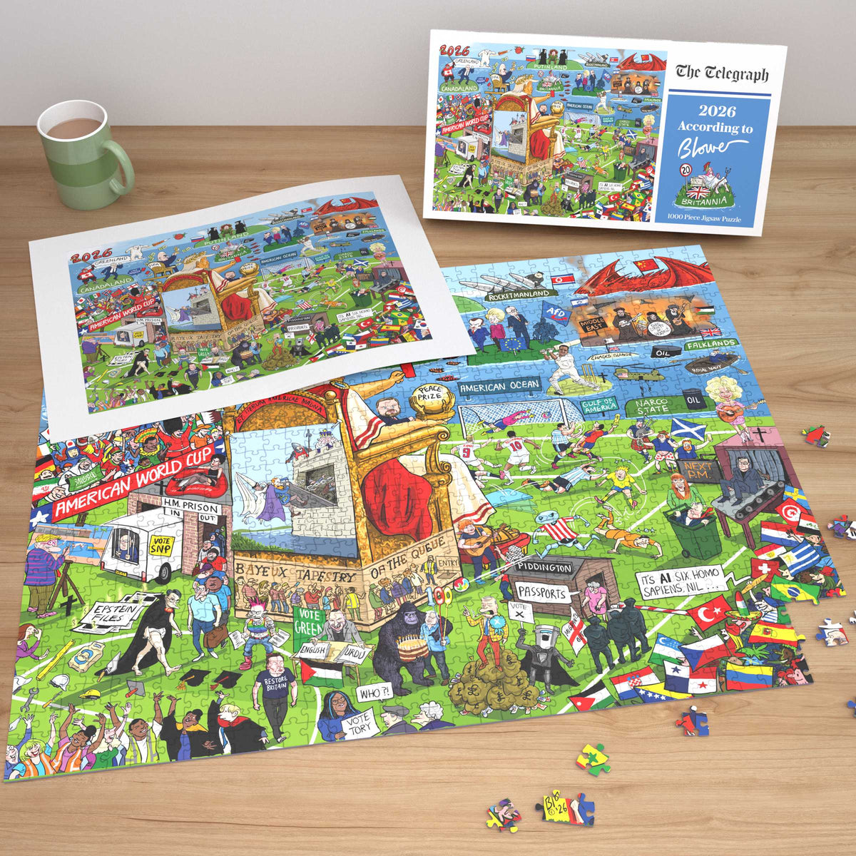 PRE-ORDER Telegraph 2026 According to Blower 1000 Piece Jigsaw Puzzle
