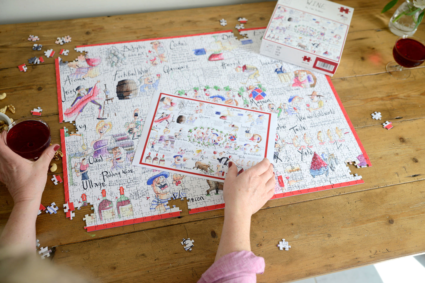 Wine - Tim Bulmer 1000 Piece Jigsaw Puzzle