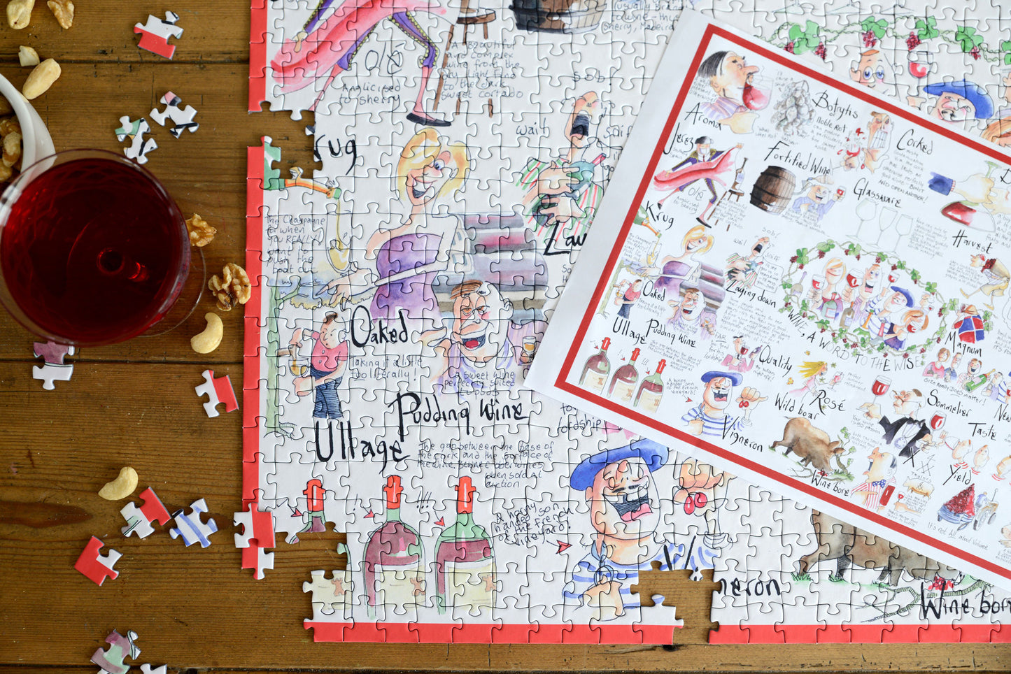 Wine - Tim Bulmer 1000 Piece Jigsaw Puzzle