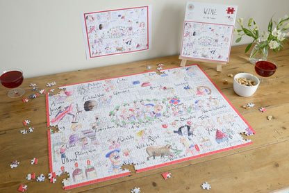 Wine - Tim Bulmer 1000 Piece Jigsaw Puzzle