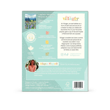 Lupines Meadow 1000 Piece Jigsaw Puzzle