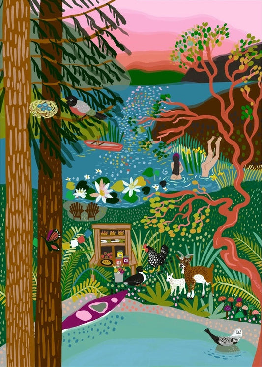 Salt Spring Island 1000 Piece Jigsaw Puzzle